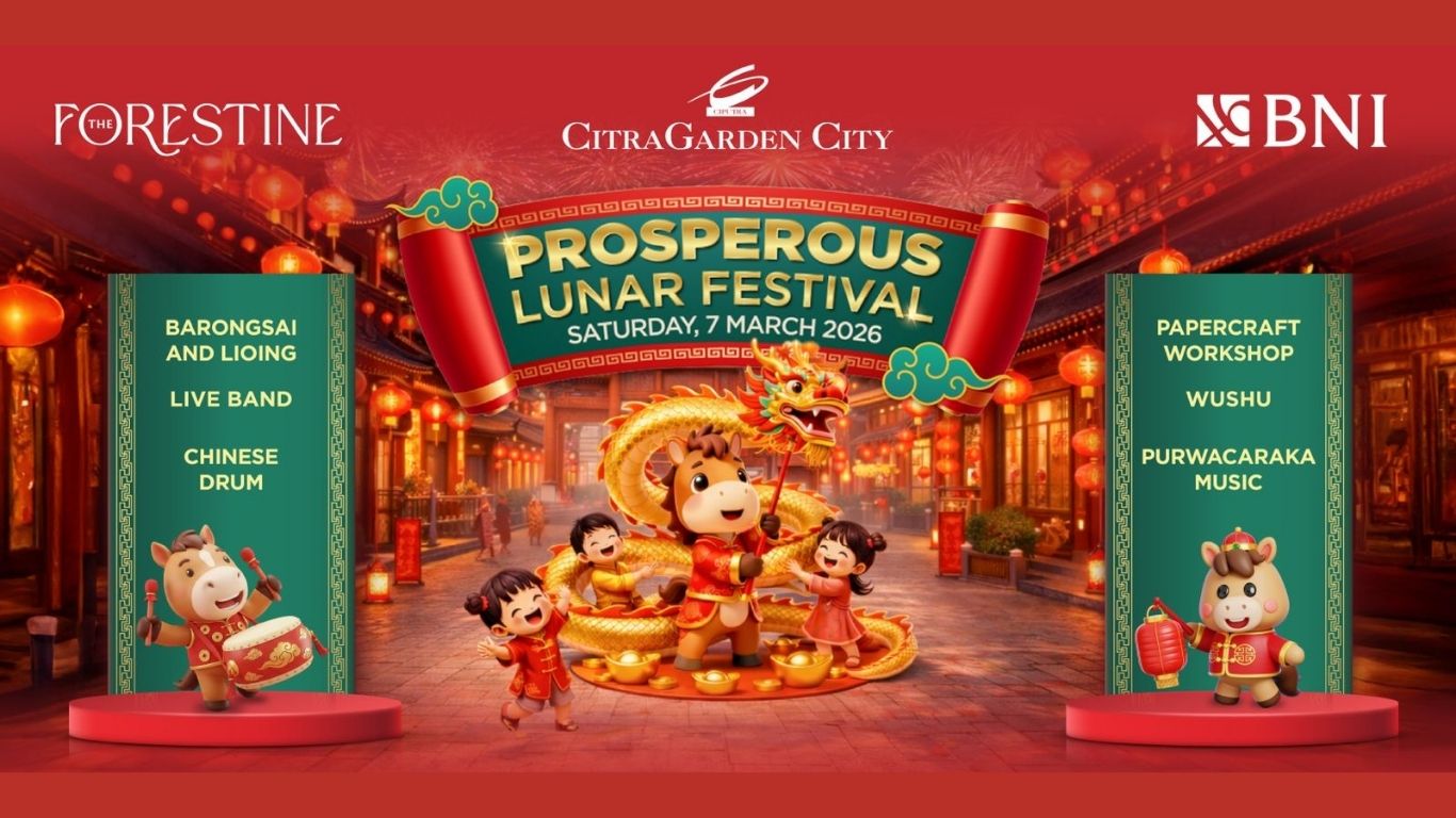 Prosperous Lunar Festival Rayakan Imlek Meriah Bersama Keluarga di CitraGarden City