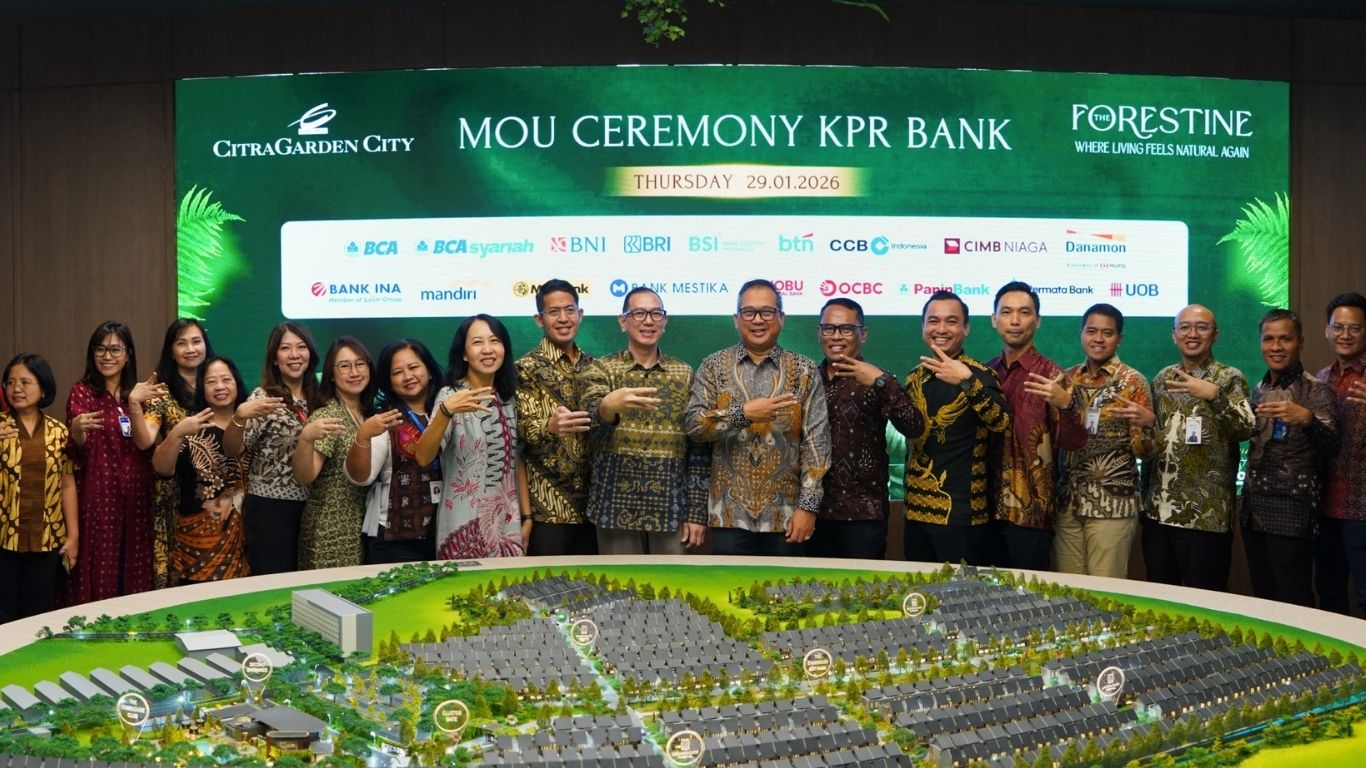 Resmi-The Forestine Gandeng Sederet Bank KPR Ringan untuk Miliki Rumah Impian